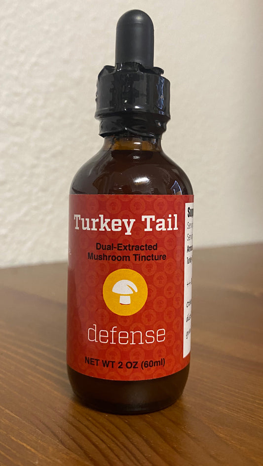 Turkey Tail Double Extracted Mushroom Tincture